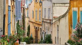 Vue d'un quartier de la ville de Marseille