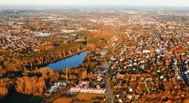 Vue aérienne de l'Ile de France