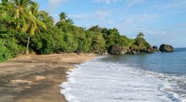 Vue d'une plage à Mayotte