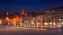 Vue de la place Kléber à Strasbourg 