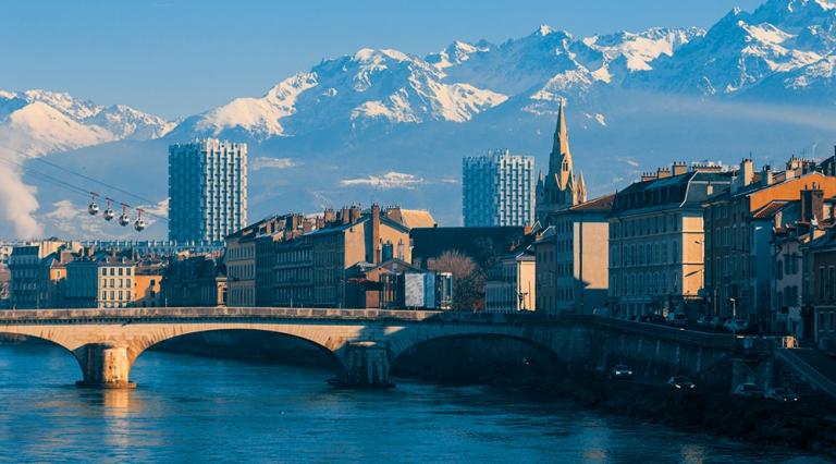 Vue de la ville de Grenoble