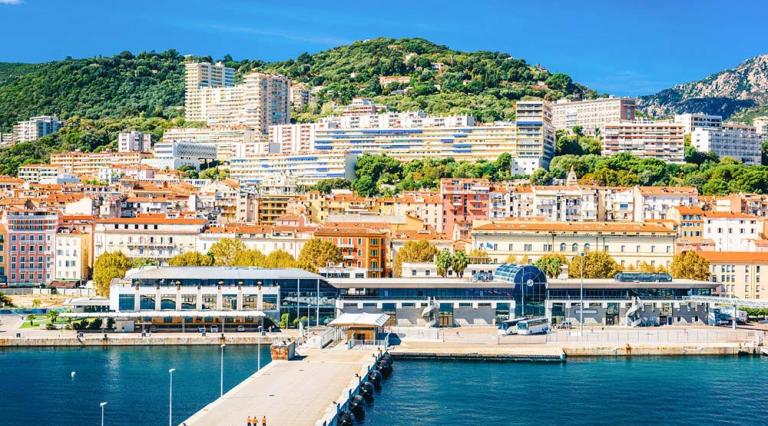 Vue de la ville d'Ajaccio