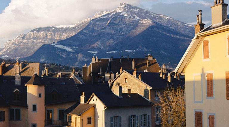 Vue de la ville de Chambéry