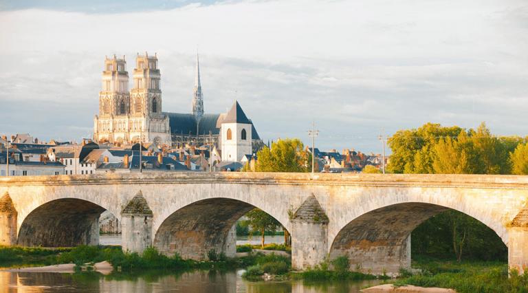 Vue de la ville d'Orléans