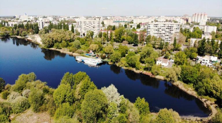 Vue aérienne de la ville de Brest