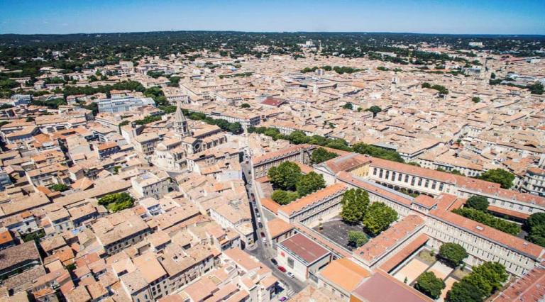 Vue à Aix-en-Provence pour illustrer l'investissement immobilier dans cette ville