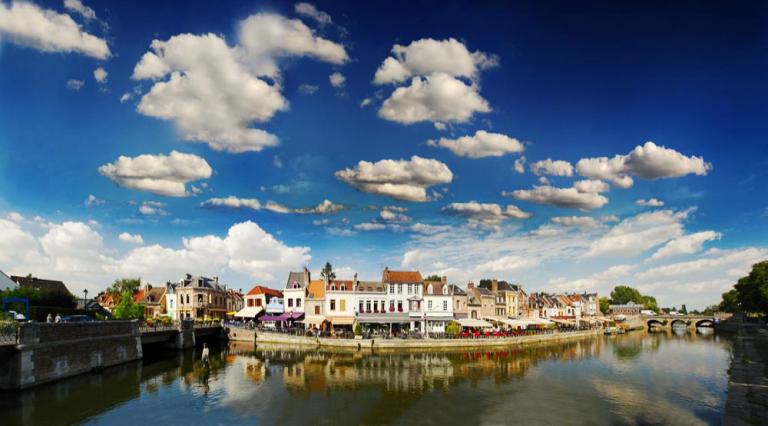 Vue à Amiens pour illustrer l'investissement immobilier dans cette ville