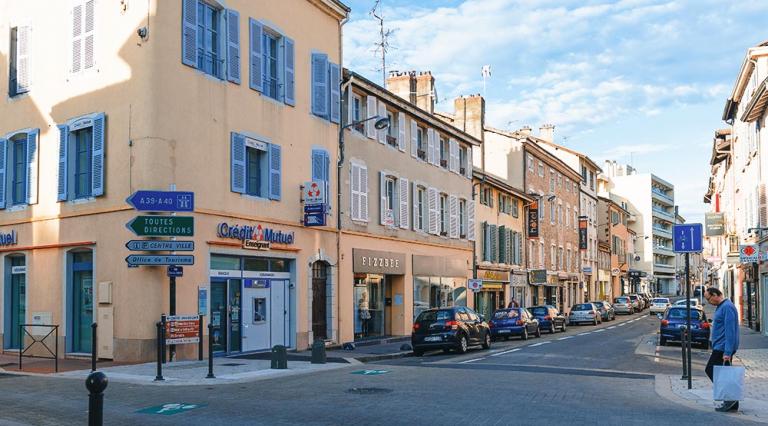 Vue d'une rue du département de l'Ain