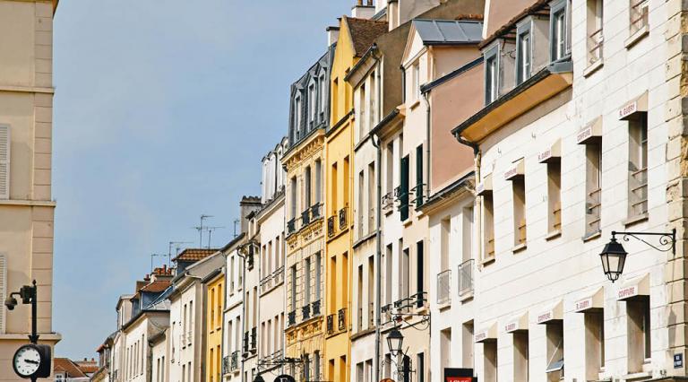 Vue d'une rue de Saint-Germain-en-Laye