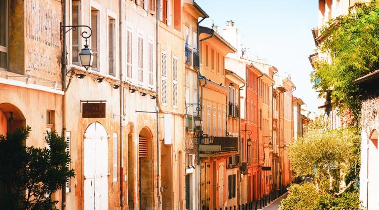 Vue d'une rue d'Aix-en-Provence
