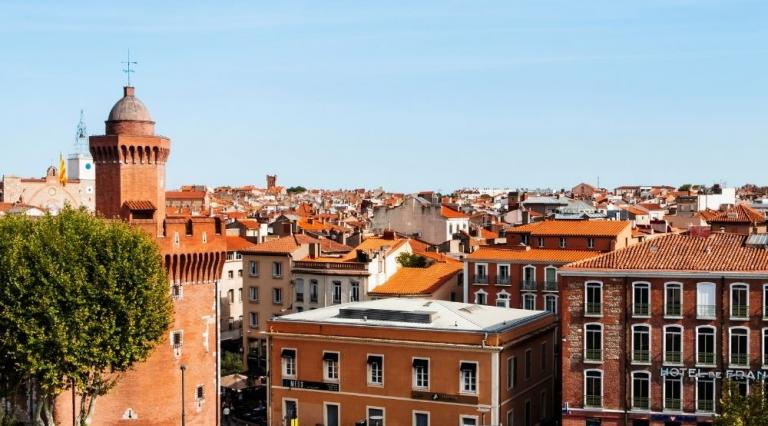 Vue de la ville de Perpignan