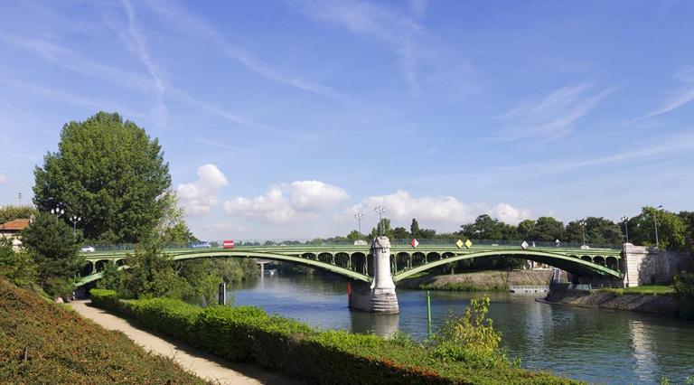 Vue d'un pont à Maisons-Alfort