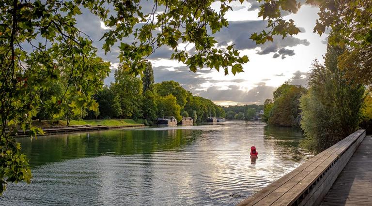 Photo des berges de la ville de Nogent-sur-Marne