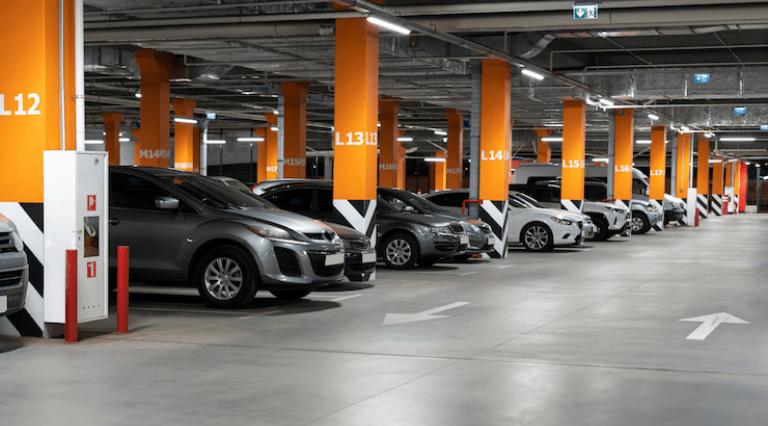 Photo d'un parking souterrain