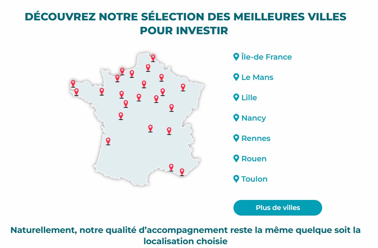 Localisation des projets