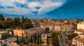 Vue aérienne de Montpellier pour illustrer l'investissement immobilier locatif
