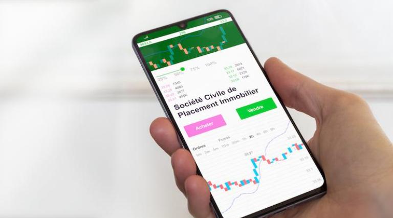 Photo-page-internet-smartphone-graphique-SCPI-lexique-investissement