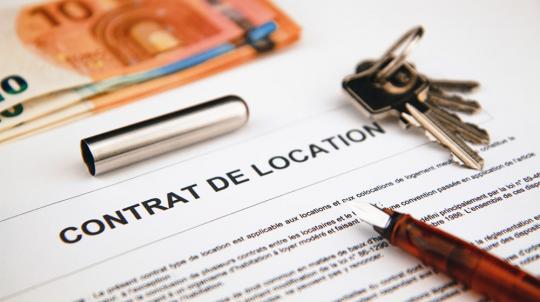 Image d'objets pour représenter le bail étudiant en location meublée